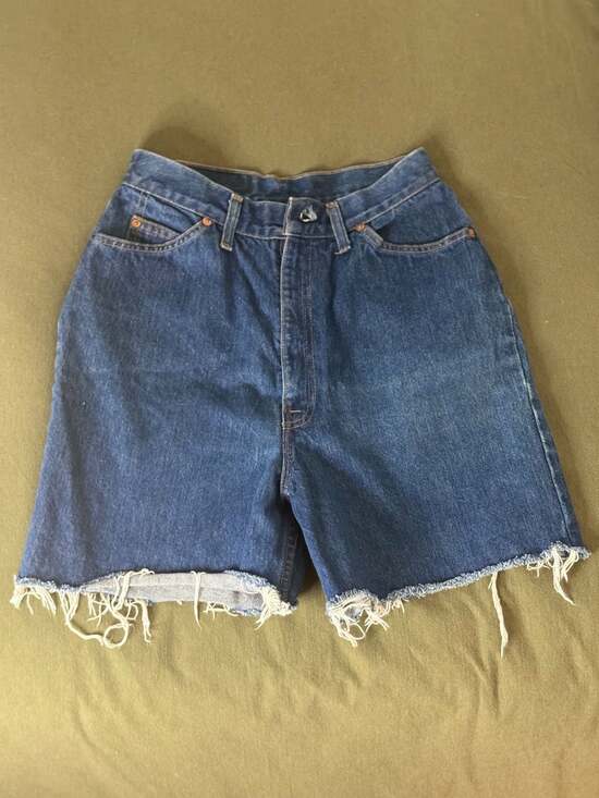 Levi's Pants - Levi's VTG Orange Tab High Rise Cutoff Denim Shorts Waist 29.5”